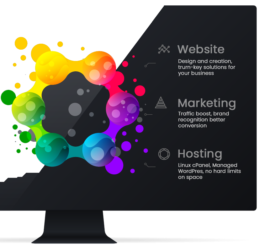 Website Creation, Digital Marketing, Managed Hosting